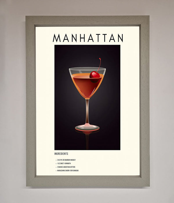 Manhattan A1 Framed Print - Hi Society