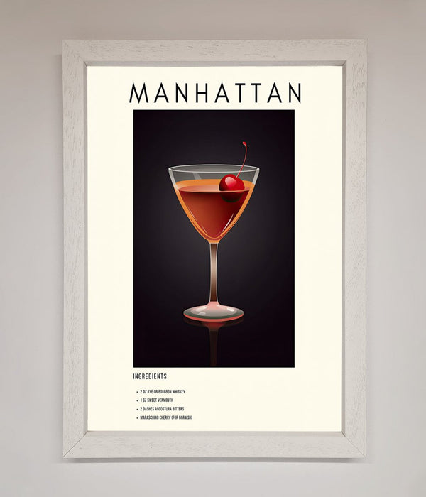 Manhattan A1 Framed Print - Hi Society