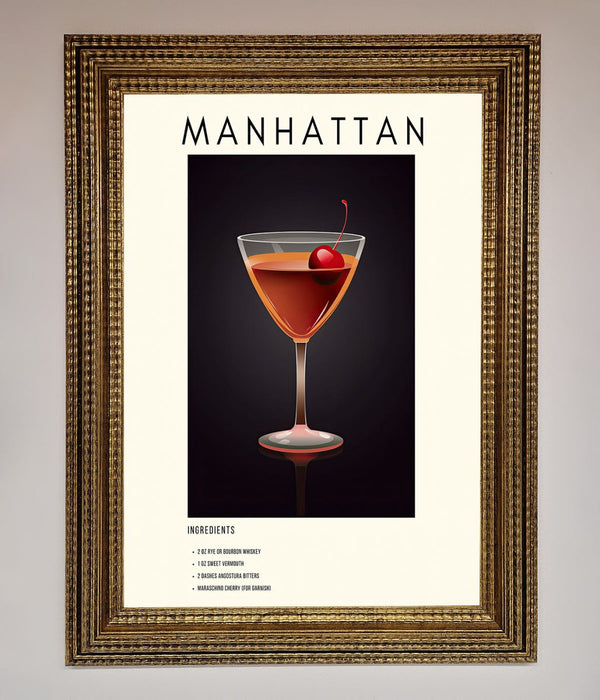 Manhattan A1 Framed Print - Hi Society