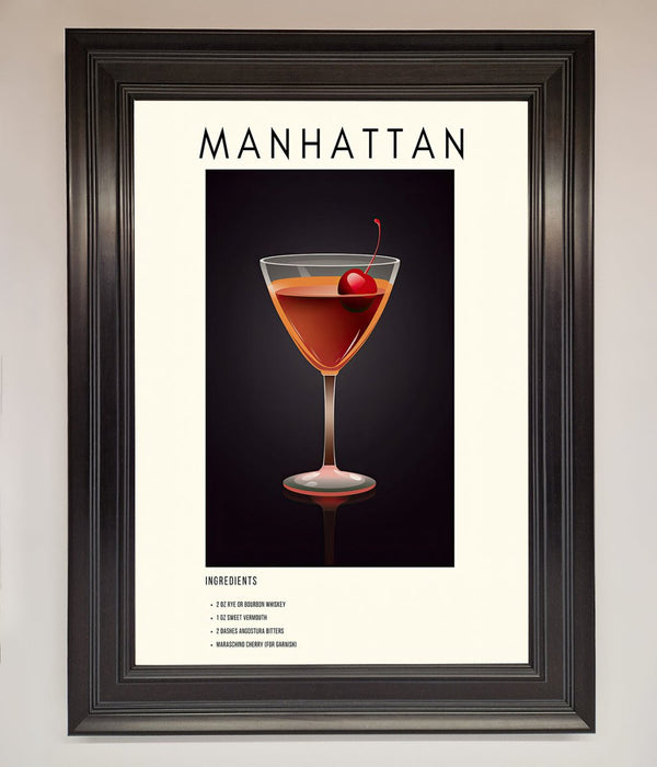 Manhattan A1 Framed Print - Hi Society