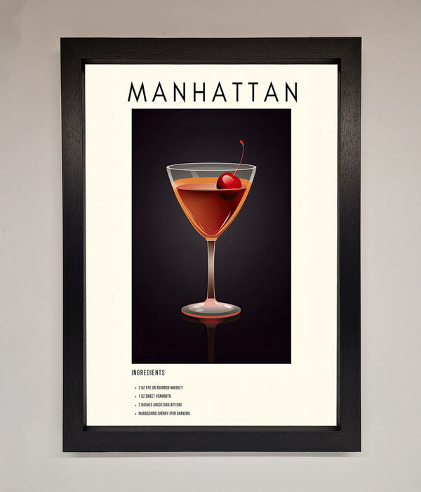 Manhattan A1 Framed Print - Hi Society