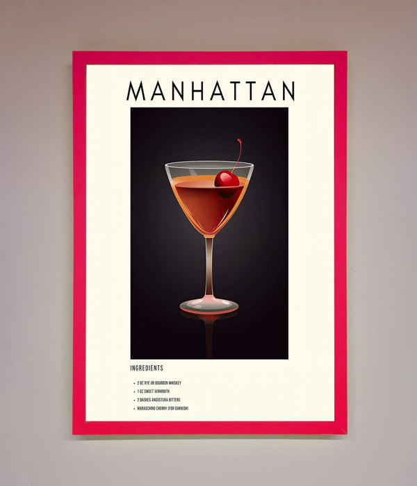 Manhattan A1 Framed Print - Hi Society