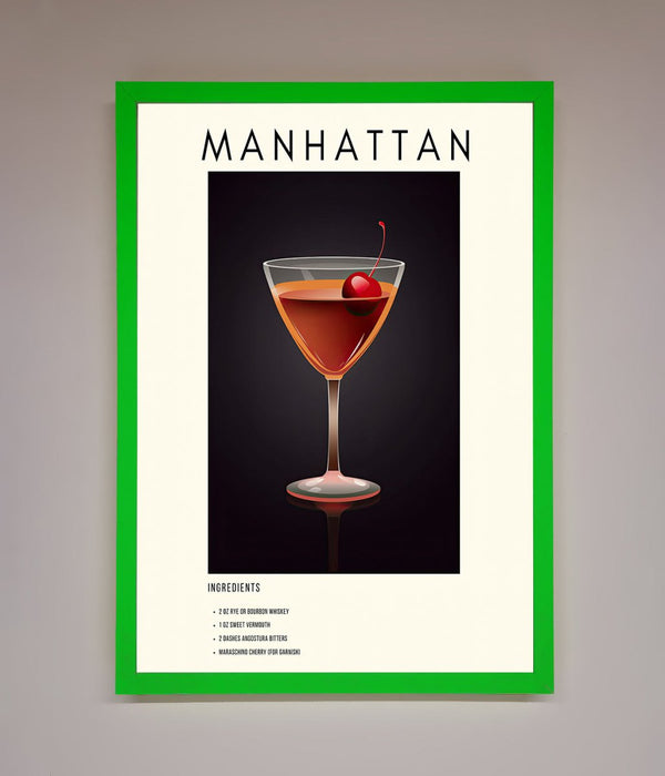 Manhattan A1 Framed Print - Hi Society