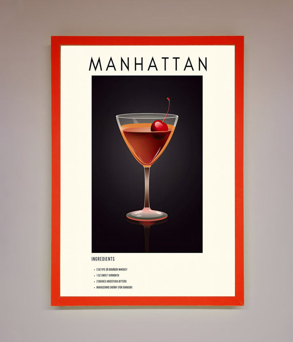 Manhattan A1 Framed Print - Hi Society