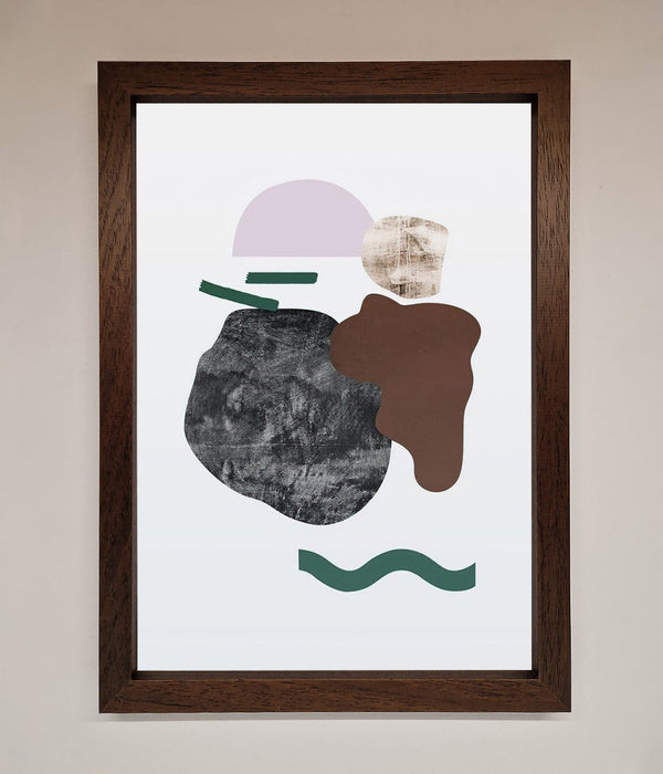 Modern Splodge Framed Print - Hi Society