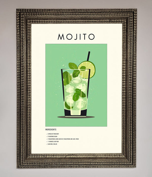 Mojito Framed Poster - Hi Society