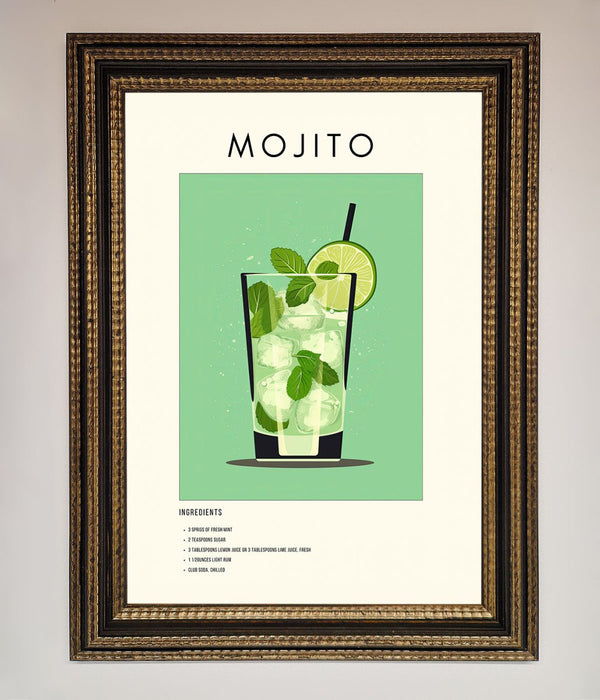 Mojito Framed Poster - Hi Society