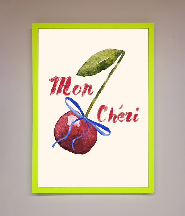 Mon Cheri Cherry Framed Wall Art - Hi Society