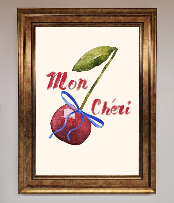 Mon Cheri Cherry Framed Wall Art - Hi Society