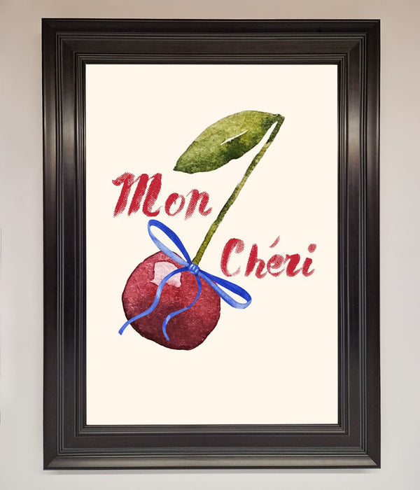 Mon Cheri Cherry Framed Wall Art - Hi Society