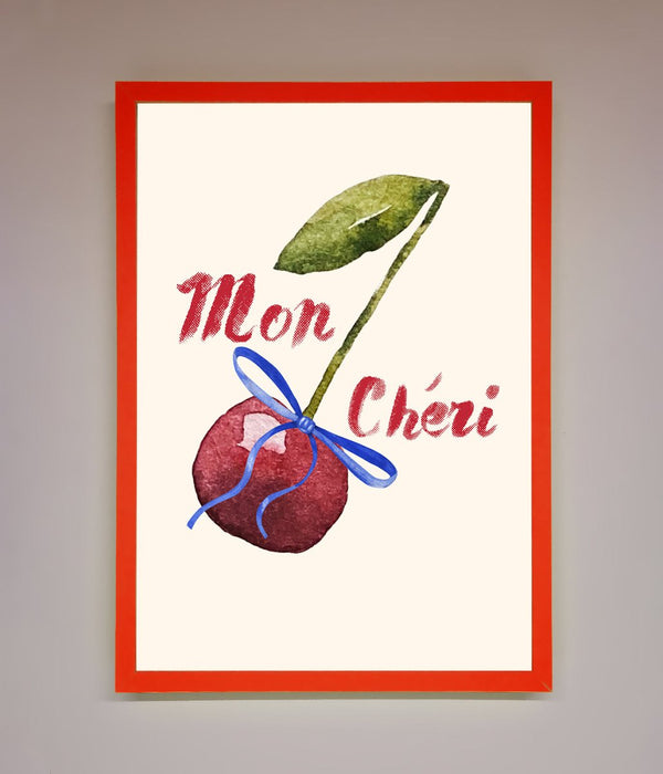 Mon Cheri Cherry Framed Wall Art - Hi Society