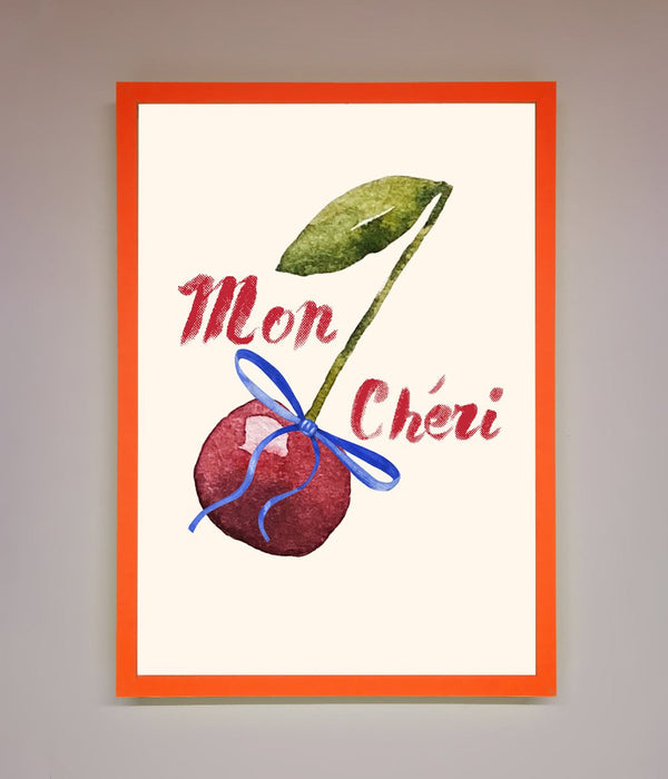 Mon Cheri Cherry Framed Wall Art - Hi Society