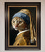 Mona Lisa Cat Framed Poster - Hi Society