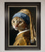 Mona Lisa Cat Framed Poster - Hi Society