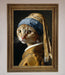 Mona Lisa Cat Framed Poster - Hi Society