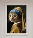 Mona Lisa Cat Framed Poster - Hi Society