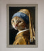 Mona Lisa Cat Framed Poster - Hi Society