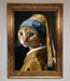 Mona Lisa Cat Framed Poster - Hi Society