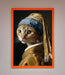 Mona Lisa Cat Framed Poster - Hi Society