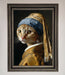 Mona Lisa Cat Framed Poster - Hi Society