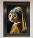 Mona Lisa Cat Framed Poster - Hi Society