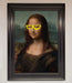 Mona Lisa Glasses Framed Print - Hi Society