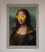 Mona Lisa Glasses Framed Print - Hi Society