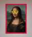 Mona Lisa Glasses Framed Print - Hi Society