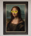 Mona Lisa Glasses Framed Print - Hi Society