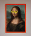 Mona Lisa Glasses Framed Print - Hi Society