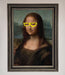 Mona Lisa Glasses Framed Print - Hi Society