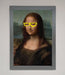 Mona Lisa Glasses Framed Print - Hi Society