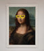 Mona Lisa Glasses Framed Print - Hi Society
