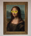 Mona Lisa Glasses Framed Print - Hi Society