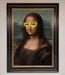 Mona Lisa Glasses Framed Print - Hi Society