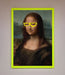Mona Lisa Glasses Framed Print - Hi Society