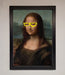 Mona Lisa Glasses Framed Print - Hi Society