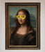 Mona Lisa Glasses Framed Print - Hi Society