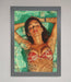 Money Pool Babe Framed Wall Art - Hi Society