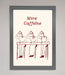 More Caffeine Framed Wall Art - Hi Society