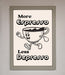 More Espresso Framed Print - Hi Society