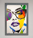 MultiColour Face Framed Wall Art - Hi Society