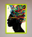 Multicolour Noodle Hair Framed Print - Hi Society