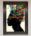 Multicolour Noodle Hair Framed Print - Hi Society