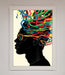 Multicolour Noodle Hair Framed Print - Hi Society