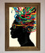 Multicolour Noodle Hair Framed Print - Hi Society