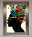 Multicolour Noodle Hair Framed Print - Hi Society