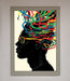 Multicolour Noodle Hair Framed Print - Hi Society