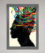 Multicolour Noodle Hair Framed Print - Hi Society