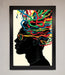 Multicolour Noodle Hair Framed Print - Hi Society